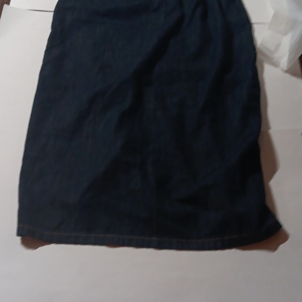 Zara Dark Blue Denim Dress - Picture 4 of 8
